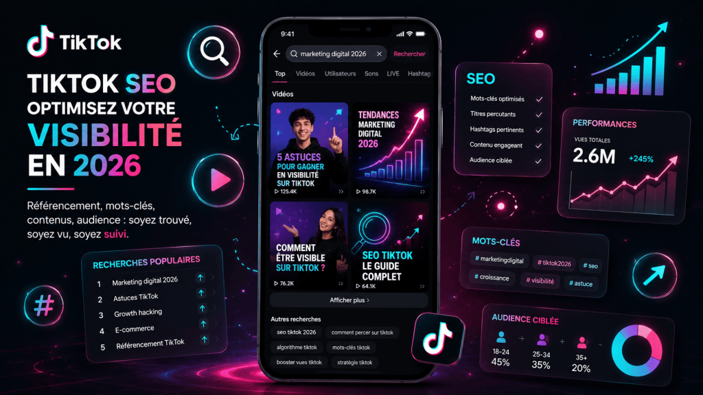 tiktok seo 2026 recherches